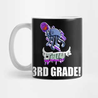 3rd Grade Jelly Basketball Jelly Fish Kids Teens Back To School Sports Mug